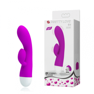 Vibrador Recarregável Ponto G com Estimulador Clitoriano – 30 Modos de Vibração