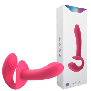 Penetrador Strapless Recarregável com Plug Vaginal – 10 Modos de Vibração e Controle Remoto