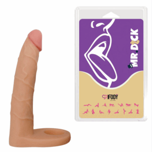 Amigão 16,5cm x 3,2cm – Anel Companheiro com Veias e Glande – Mr. Dick