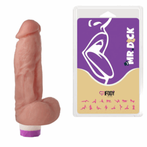 O Luthier – 18x4cm Ø com Vibro e Escroto – Linha Mr. Dick