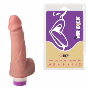 O Ferreiro – 16x4,1cm Ø com Vibro e Escroto – Linha Mr. Dick