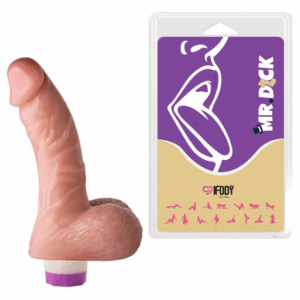 O Tapeceiro – 17x3,5cm Ø com Vibro | Mr. Dick | Curvado, Escrotal, Glande e Veias Definidas