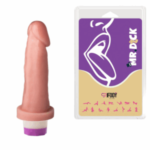 O Inseminador – 17x4,5cm Ø com Vibro | Mr. Dick | Realístico Reto com Glande Definida
