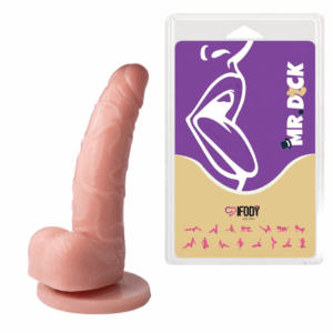 Mr. Dick Escalador – 14x3,5cm Ø com Ventosa | Glande Definida + Veias Salientes | Para Altos Prazeres