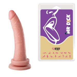 Mr. Dick Alpinista – 18,3x4,2cm Ø com Curvatura Estimulante e Ventosa | Veias Definidas + Glande Realística