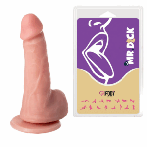 Mr. Dick Controlador de Voo – 16x4,1cm com Escroto e Ventosa | Domine Cada Decolagem