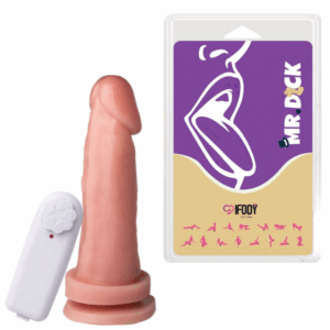 Pênis com Vibrador e Ventosa 17 × 4,5 cm – Mr. Dick