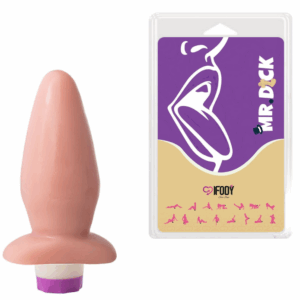 Plug Anal com Vibrador e Ventosa 13,5 x 5,3 cm - Mr. Dick