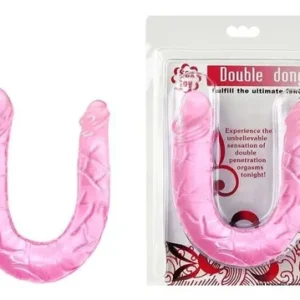 Penetrador Duplo 26,5 cm com Veias Salientes e Glande