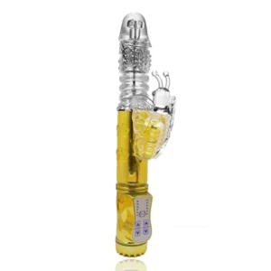 Vibrador de Borboleta Rotativo Vai e Vem com 36 intensidades recarregável