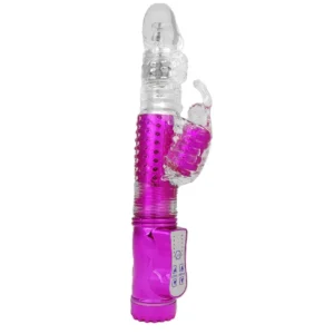 Vibrador de Borboleta Rotativo Vai e Vem com 36 intensidades recarregável
