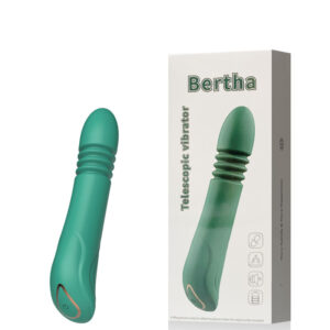 Vibrador Recarregável Ponto G com Movimentos de Vai e Vem – 10 Modos de Vibração e 3 Modos de Penetração Telescópica