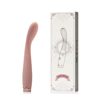 Vibrador Recarregável Ponto G com Detalhe de Coroa – 10 Modos de Vibração