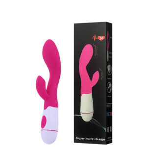 Vibrador Recarregável Ponto G com Estimulador Clitoriano – 30 Modos