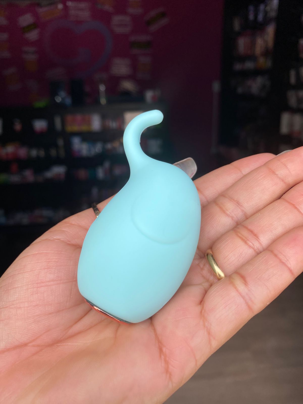 Mini V1br4d0r Recarregável Formato Elefante 10 intensidades (151) 10 intensidades