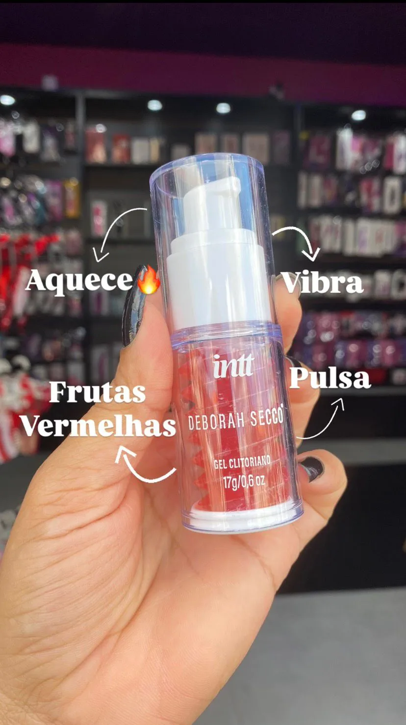 Excitante Aquece Pulsa Vibra Deborah Secco INTT