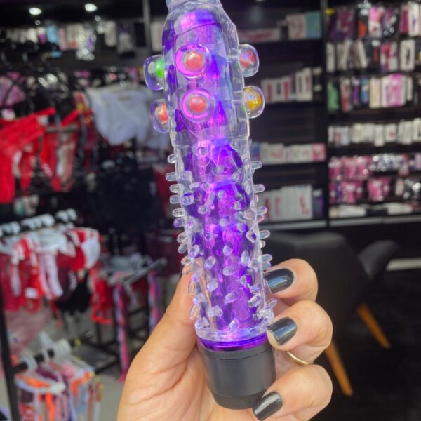 Samuel -Vibrador Personal com Pérolas em formato de elefante- multivelocidade (PE011E) pilha