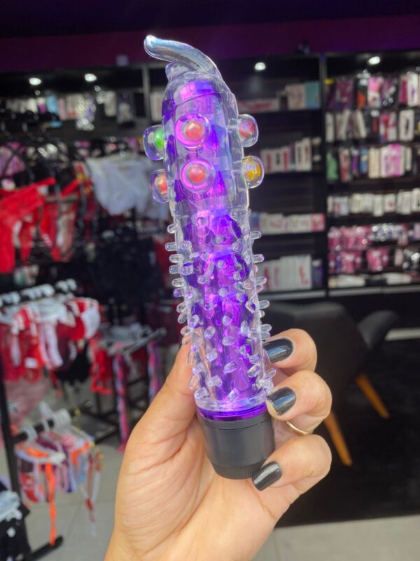 Samuel -Vibrador Personal com Pérolas em formato de elefante- multivelocidade (PE011E) pilha