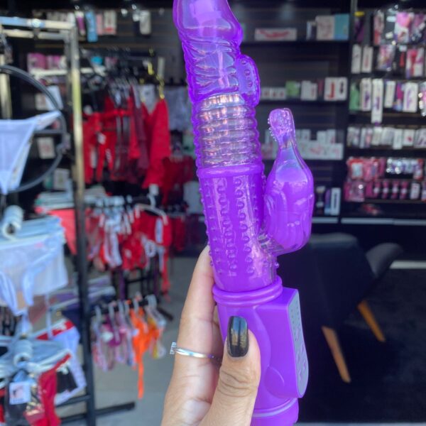 Úrsula -vibrador rotativo estimulo no ponto g e clitóris 36 vibrações - pilha