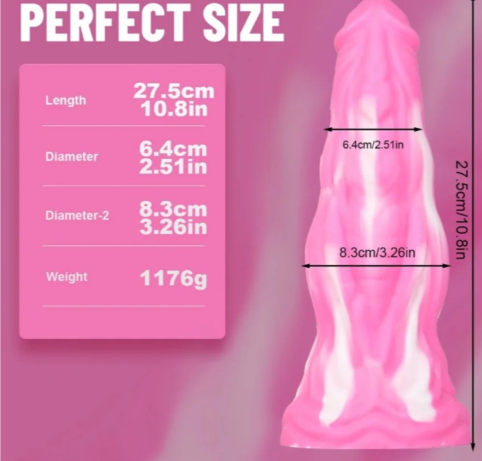 WOLF -dildo 25,5x10cm — foto 2