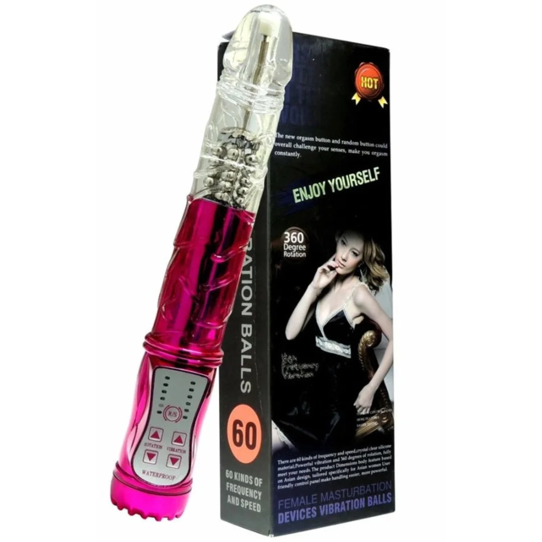 Vibrador Veias Rotativo (37) 6 intensidades pilha - roxo — foto 1