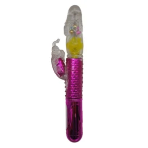 VIBRADOR VAI E VEM BORBOLETA COM 6 NÍVEIS DE ROTAÇÃO E 6 NÍVEIS VIBRAÇÃO