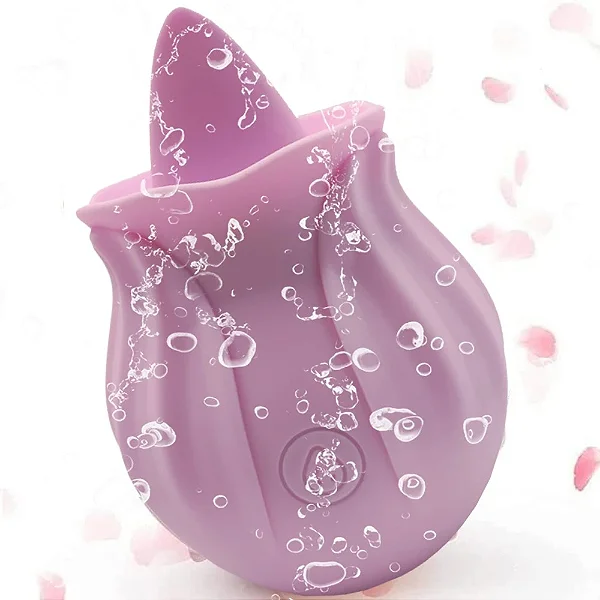Vibrador de clitóris com lingua (D3802) recarregáveis — foto 1