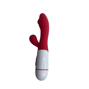 Bruce -VIBRADOR com estimulo no PONTO G e clitóris- 30 intensidades (4020) vermelho