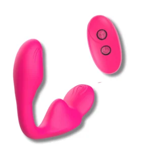 Vibrador de casal com controle remoto 7 intensidades (3521) recarregável