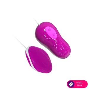 Pretty Love Avery – Cápsula vibratória com controle remoto com fio (1582) pilha