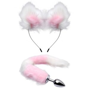 Kit Rabo De Raposa Tiara Orelhas (7047)