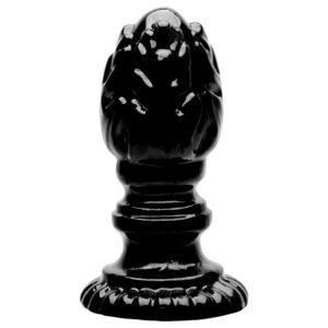 Plug Anal Silicone Textura 10,5 X 4Cm (8440) preto