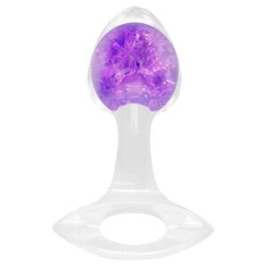 Plug P Anal Silicone Esfera Vidro Diamante (PL146P)