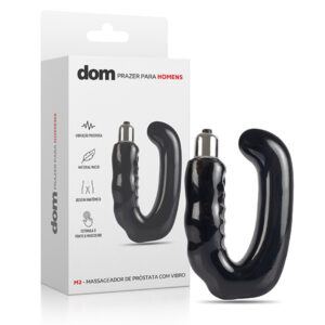 M2 - Massageador de Próstata com Vibro 12,5 cm x 8 cm