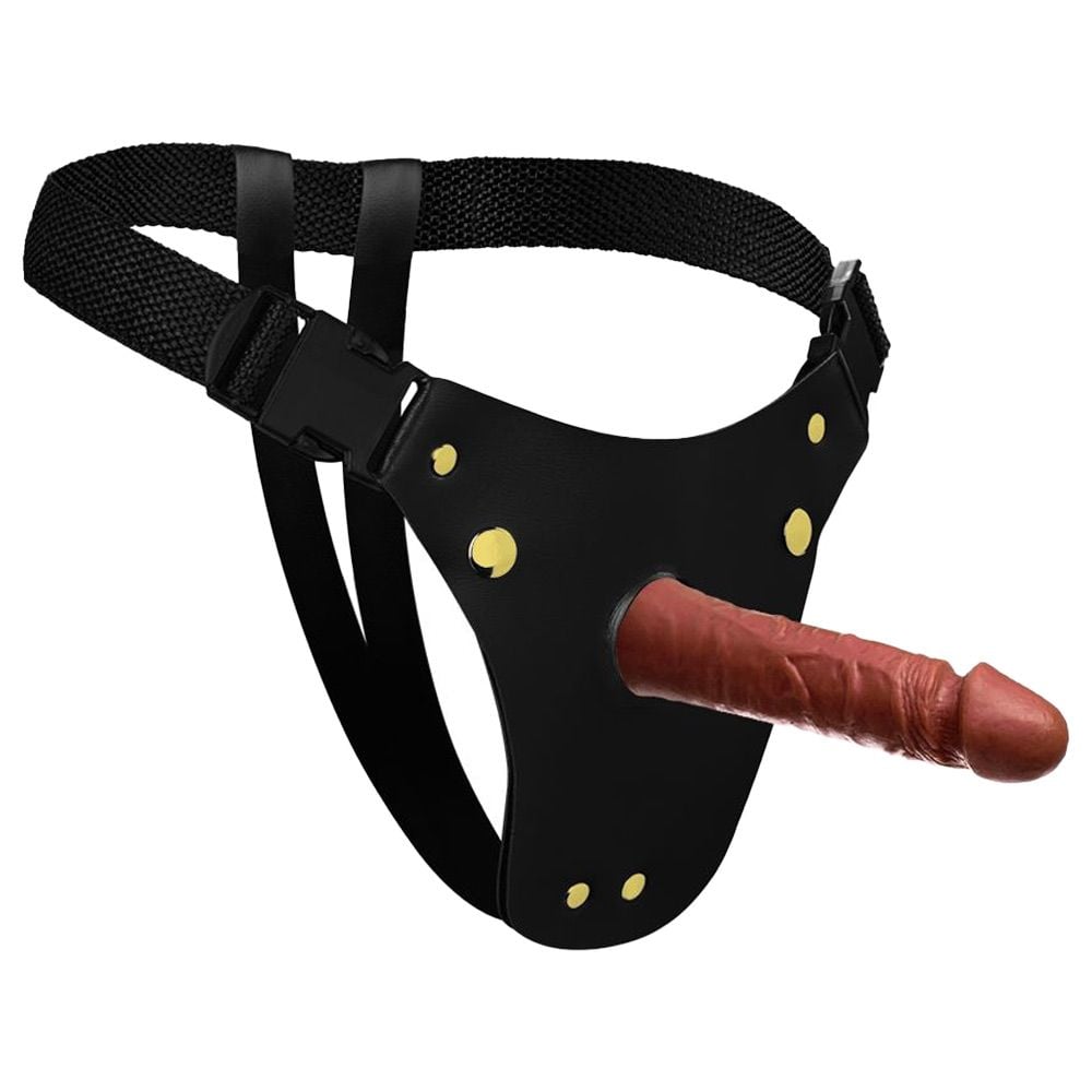 Cinta Peniana P3n1s Realístico 16 X 4Cm (SSCT007) MARROM