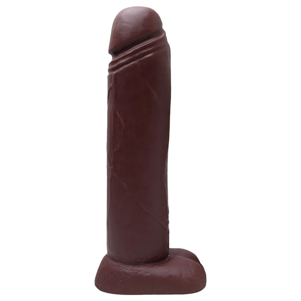 Pênis De Borracha Maciço Gigante 40 X 10cm