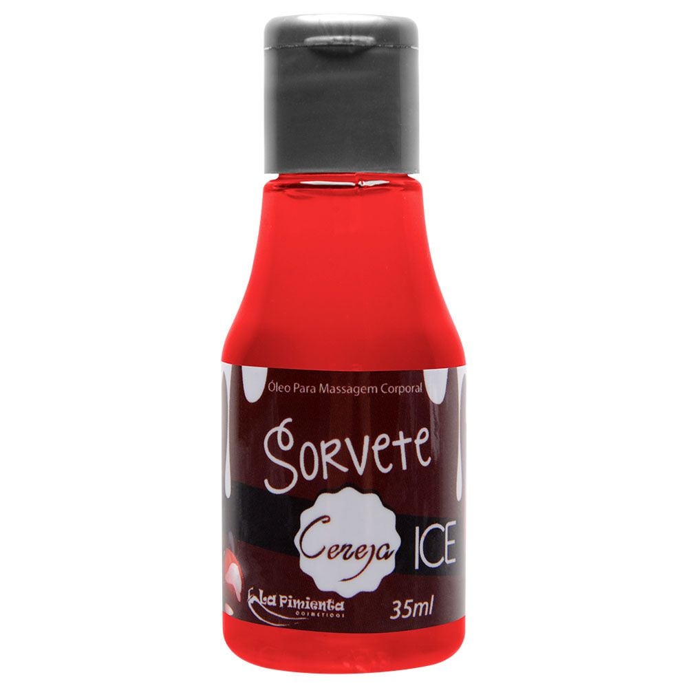Gel Beijável Sorvete cereja Ice 35Ml (esfria)