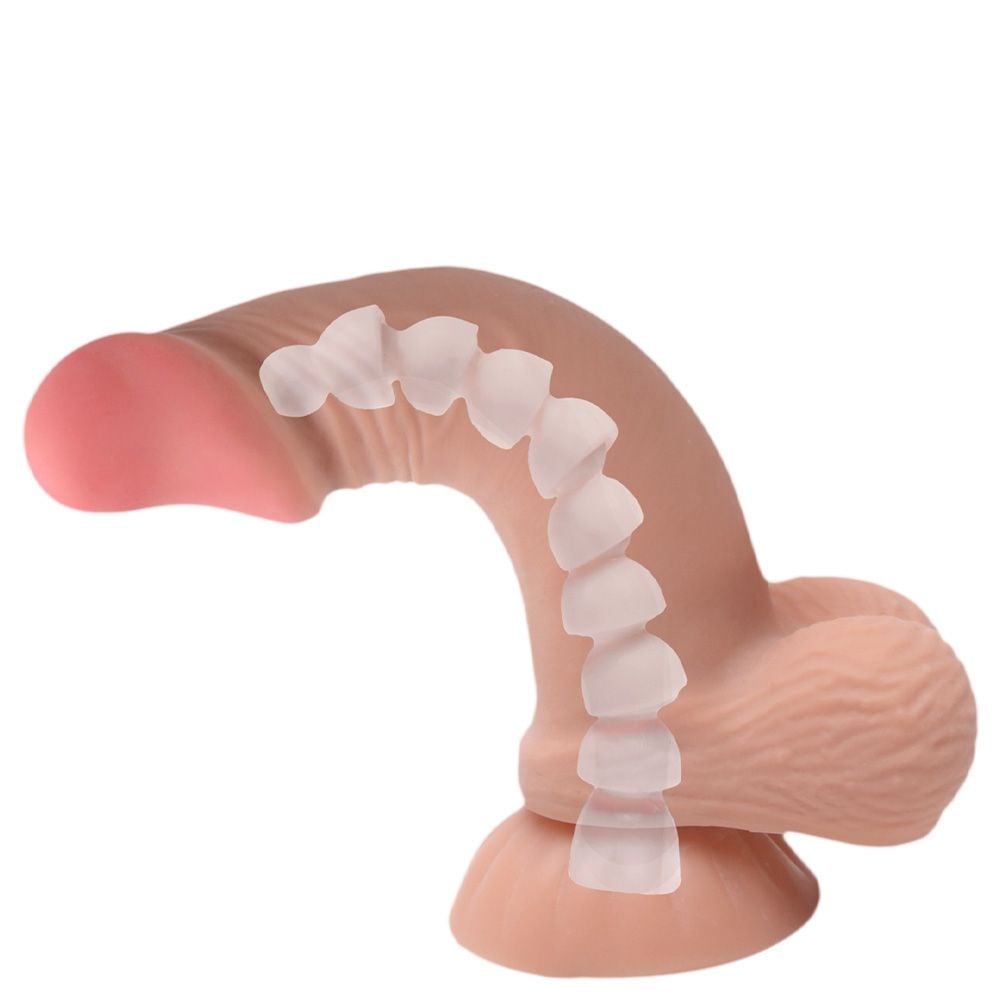 Pênis Realístico Pele Dupla 19,4 X 4,2Cm (PE219A) — foto 2