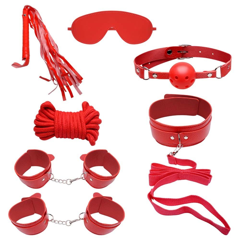 Kit Sado B0nd4g3 Sexy (8124) Vermelho