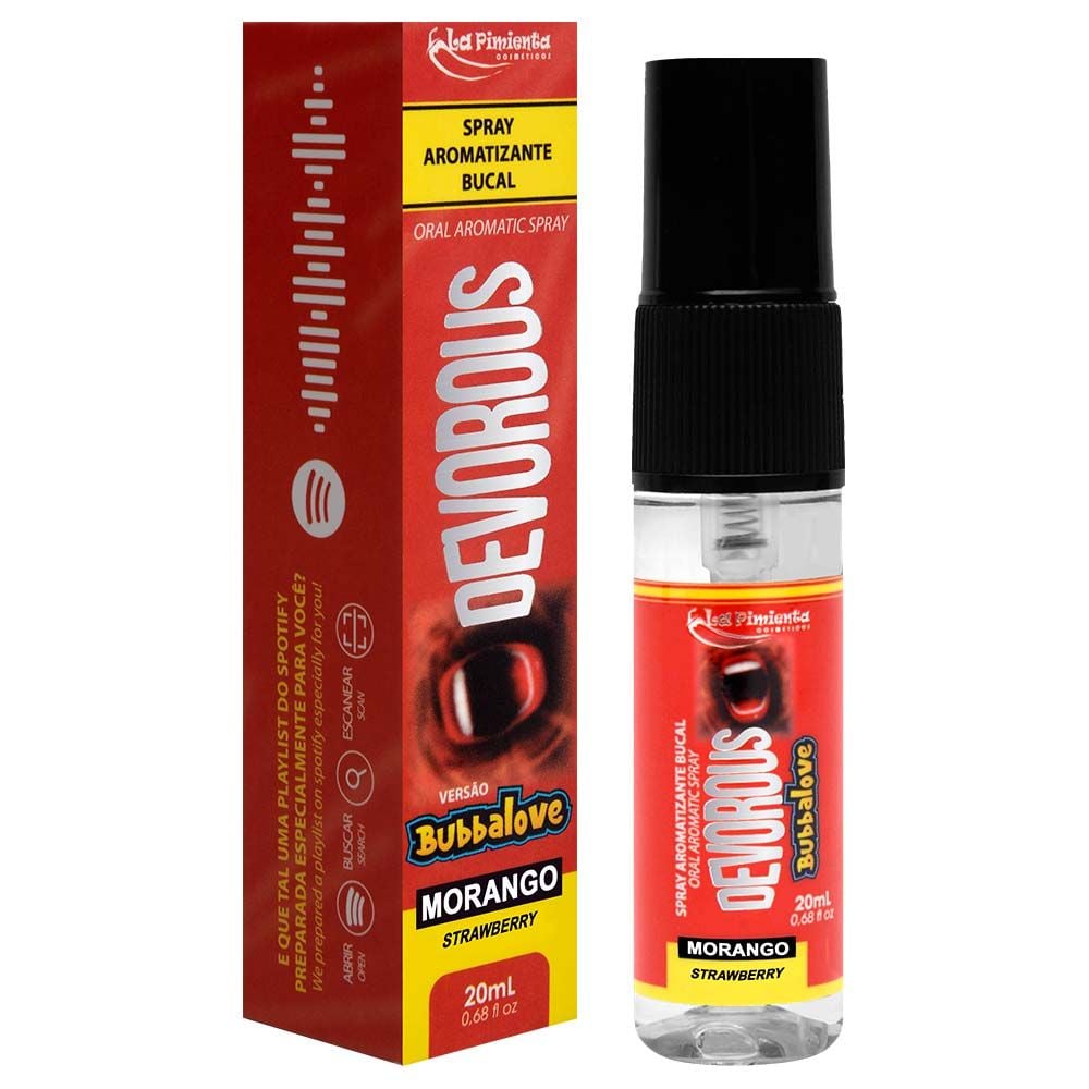 garganta profunda Devorous Bubbalove Spray S3x0 0r4l 20Ml