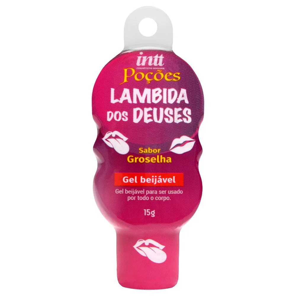 Poção Lambida dos Deuses Gel Beijável Hot 15g INTT