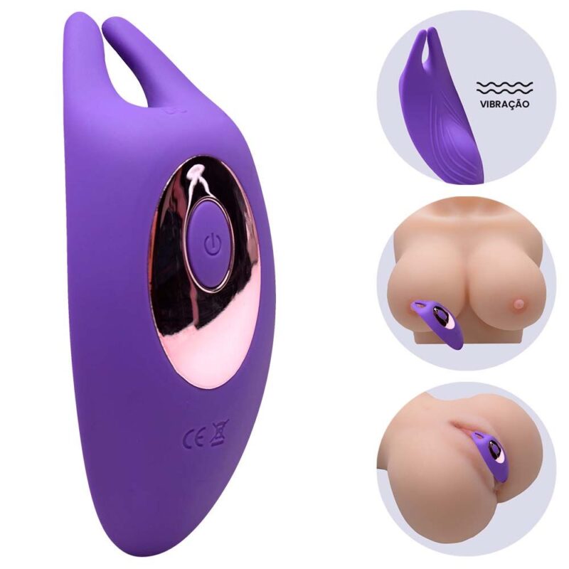 Vibrador Calcinha 9 Modos Controle por aplicativo de celular 09 intensidades (ES088) Recarregável