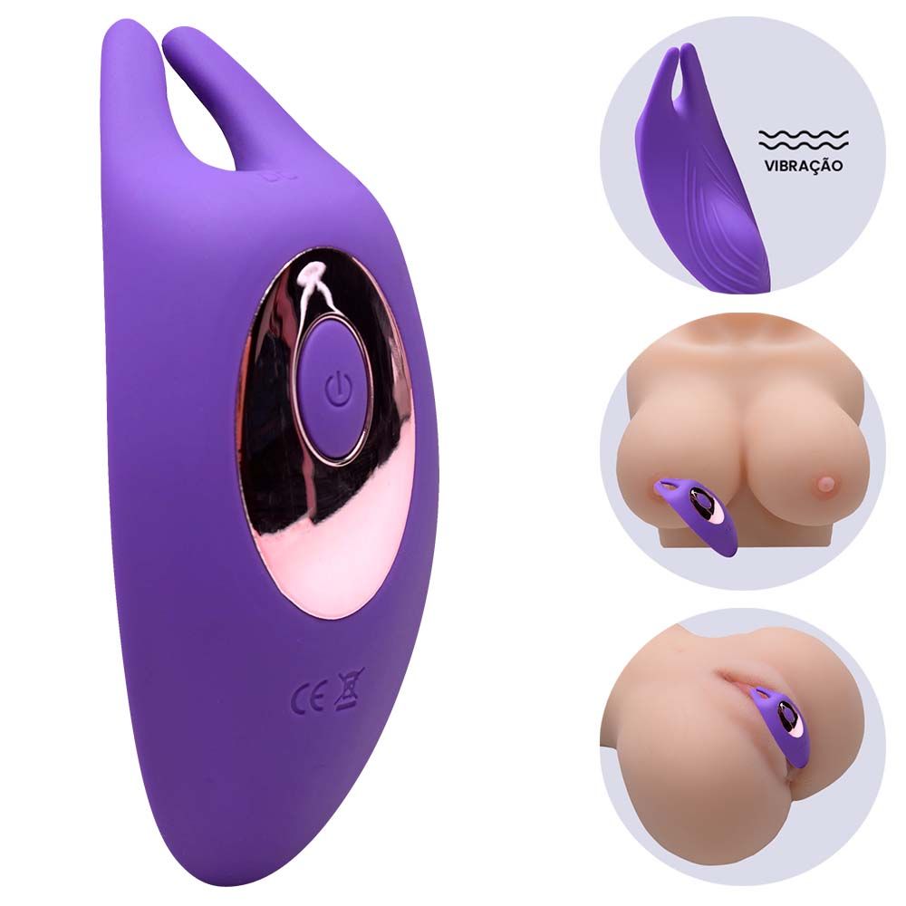 Vibrador Calcinha 9 Modos Controle por aplicativo de celular 09 intensidades (ES088) Recarregável