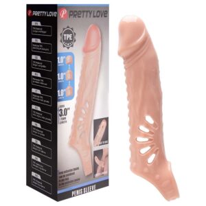 Capa Peniana Extensor Na Ponta Pretty Love