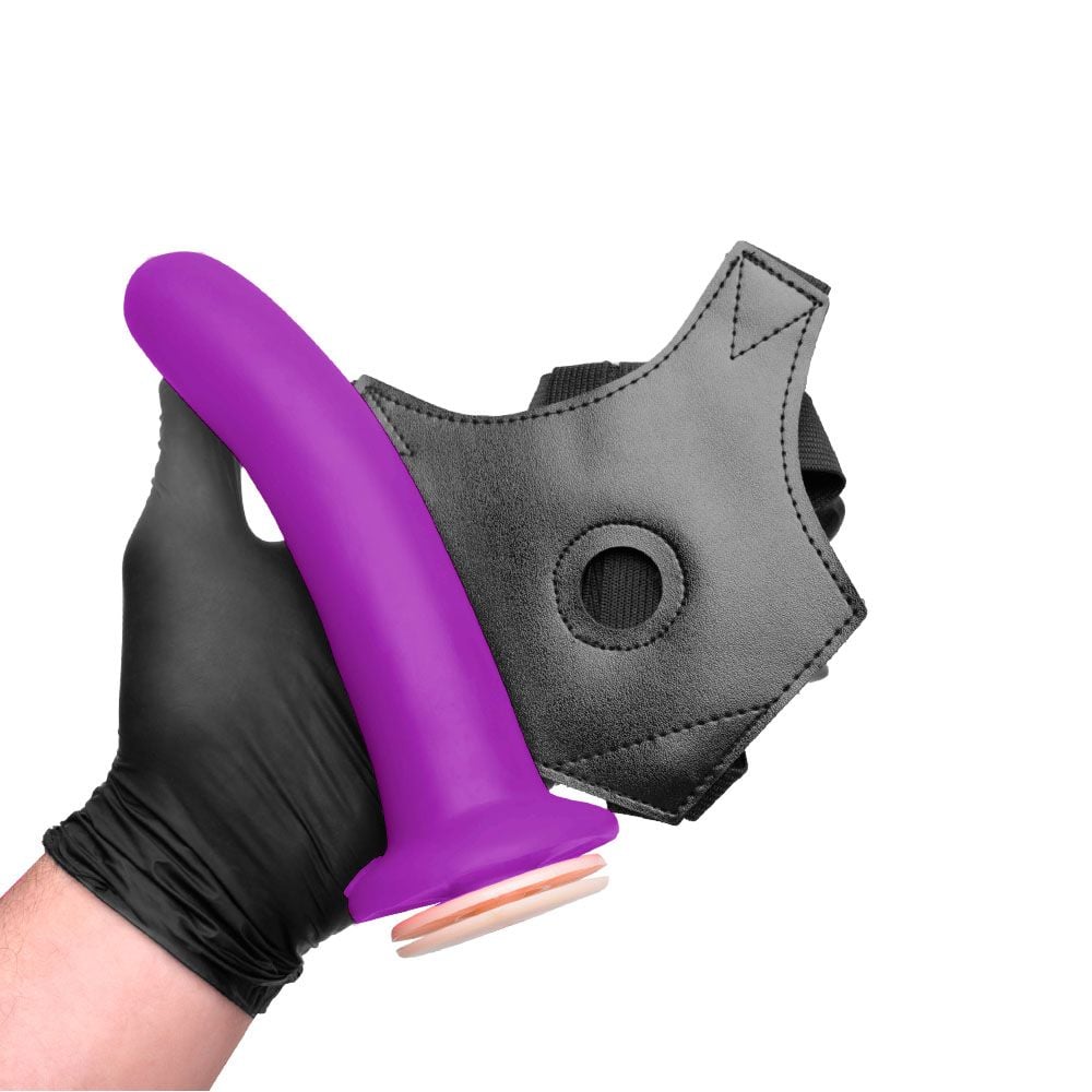 D1ld0 Ponto G Colors 17 X 4Cm Com Cinta (KT749) ROXO