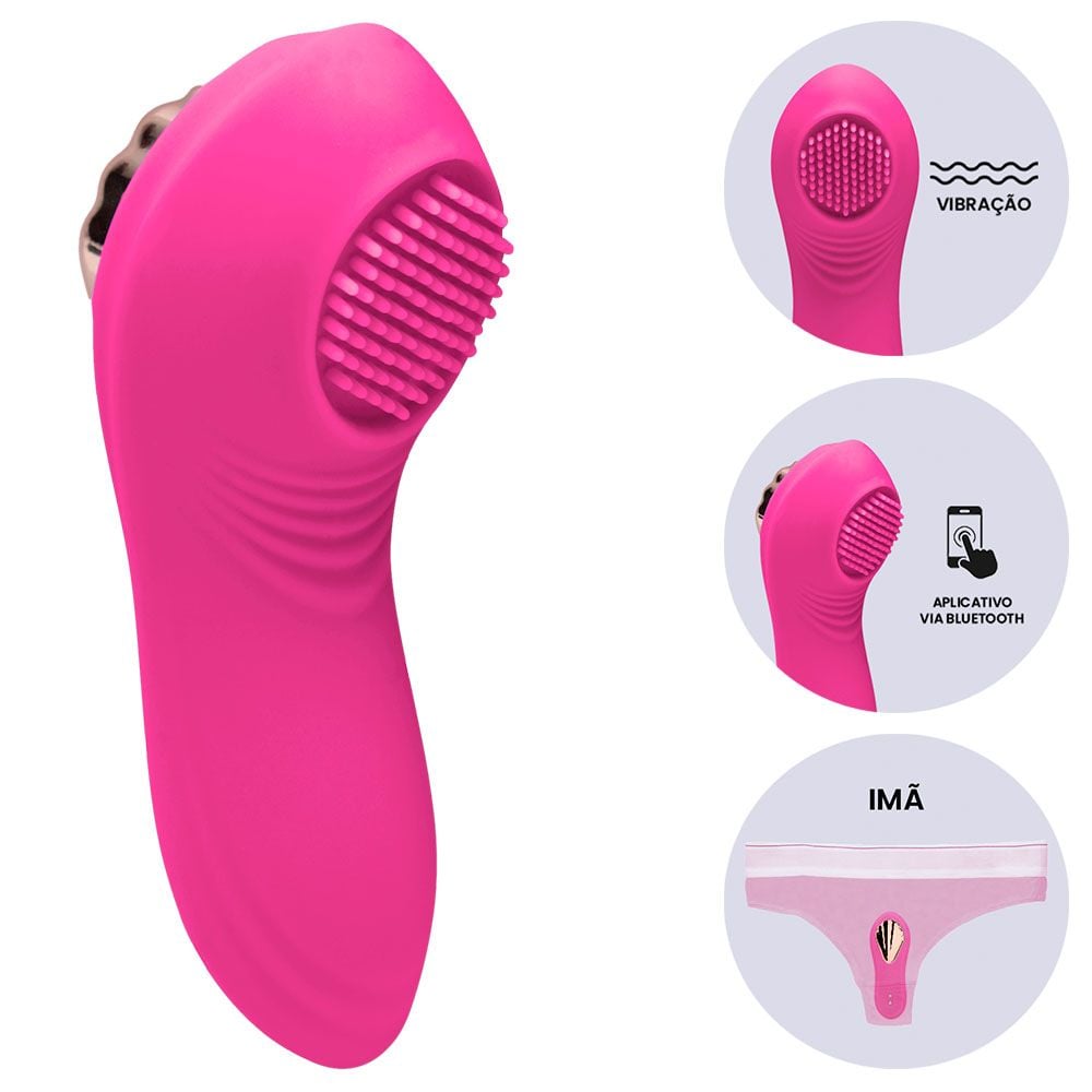 Vibrador de calcinha por aplicativo de celular  9 intendidades (3079) recarregável — foto 1