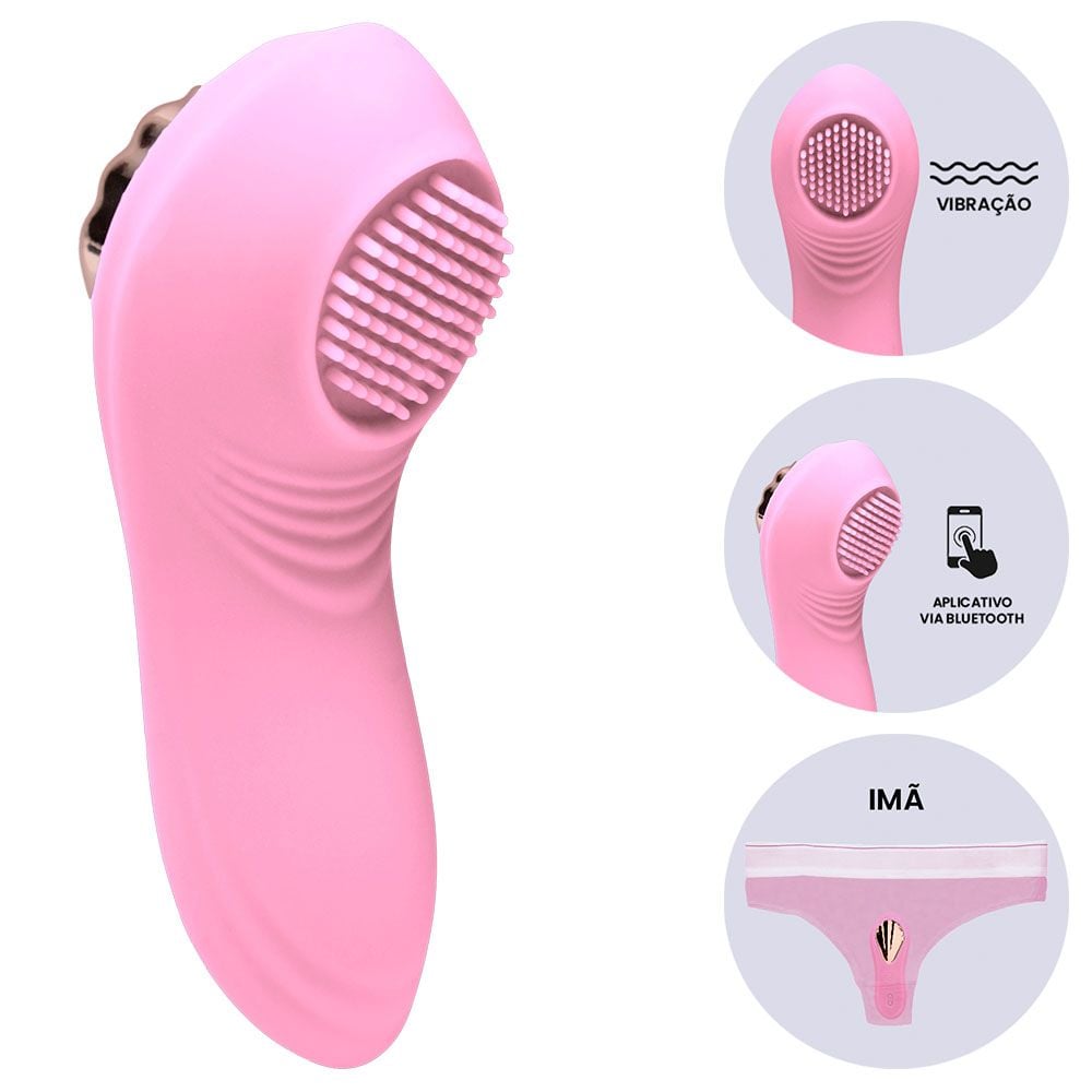 Vibrador de calcinha por aplicativo de celular  9 intendidades (3079) recarregável — foto 10