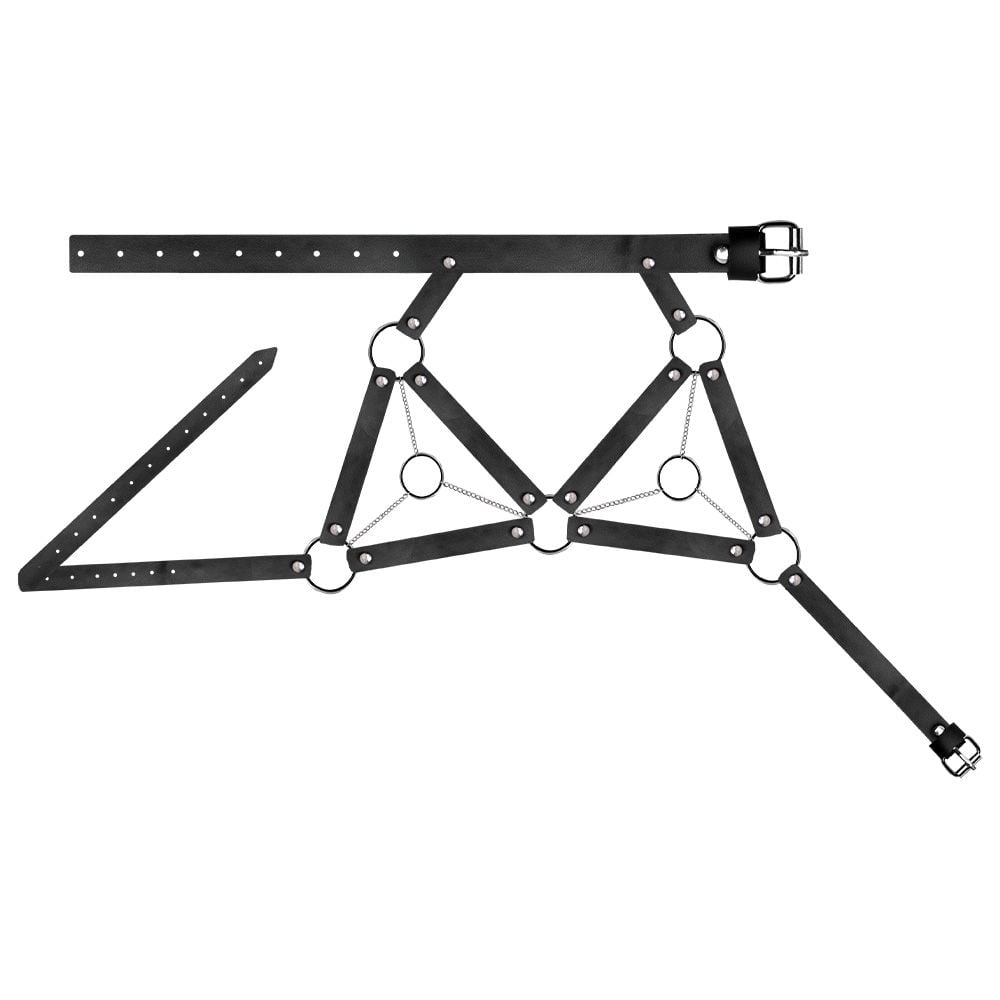Harness Contorno De Busto Em C0ur0 (9285)