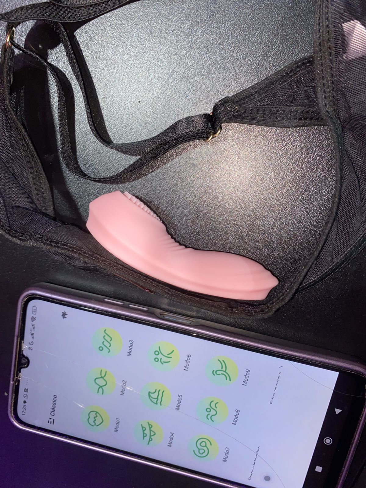 V1br4d0r de calcinha por aplicativo de celular 9 intendidades (3079) recarregável