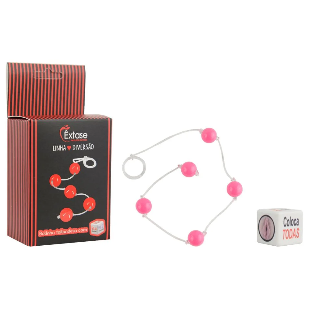 BOLINHA TAILANDESA EM ACRÍLICO TAMANHO P (15 MM) – pink